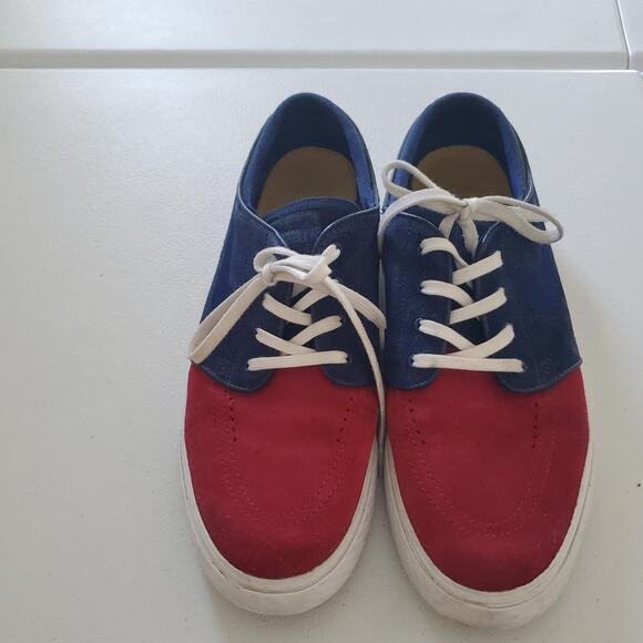 Nike SB Stefan Janoski Shoes Mens Size 10 Tri Color Red Blue Green 333824-417
